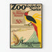 Poster vintage Zoo Aquarium Concerto Militare
