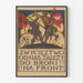 Poster vintage di propaganda militare polacca - Decorazione murale storica