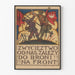 Poster vintage di propaganda militare polacca - La vittoria dipende da noi